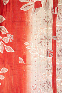 Encourage No. 3 Large Kantha Throw Blanket