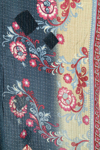Encourage No. 4 Large Kantha Throw Blanket