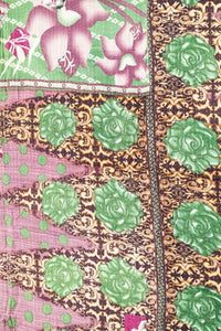 Encourage No. 6 Large Kantha Throw Blanket