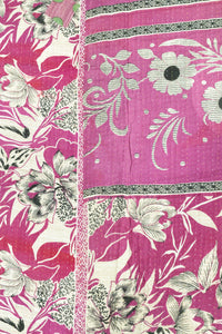 Encourage No. 6 Large Kantha Throw Blanket