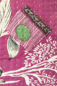 Encourage No. 6 Large Kantha Throw Blanket