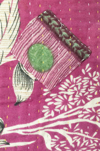 Encourage No. 6 Large Kantha Throw Blanket