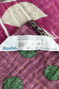 Encourage No. 6 Large Kantha Throw Blanket