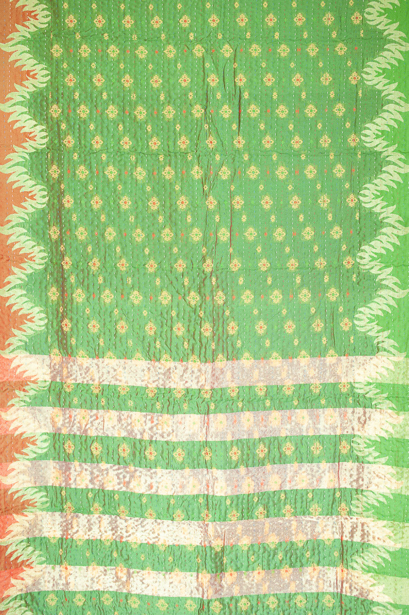 Enduring Silk Blend Kantha Throw