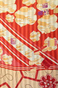 Energetic Kantha Throw Blanket