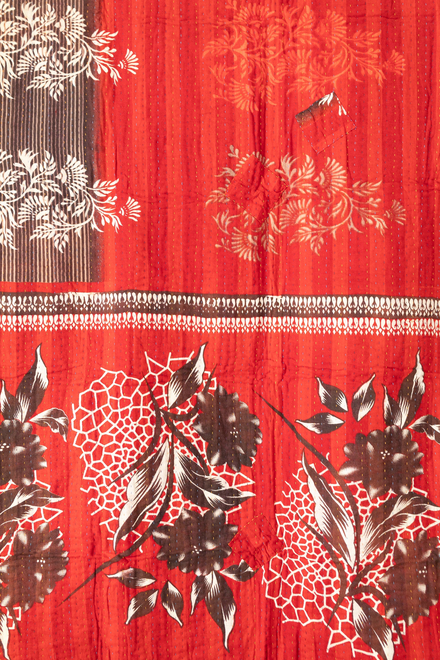 Energetic Kantha Throw