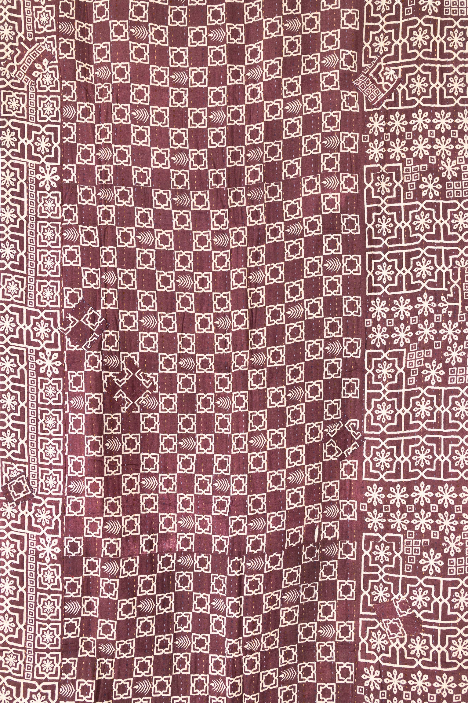 Energetic Kantha Throw