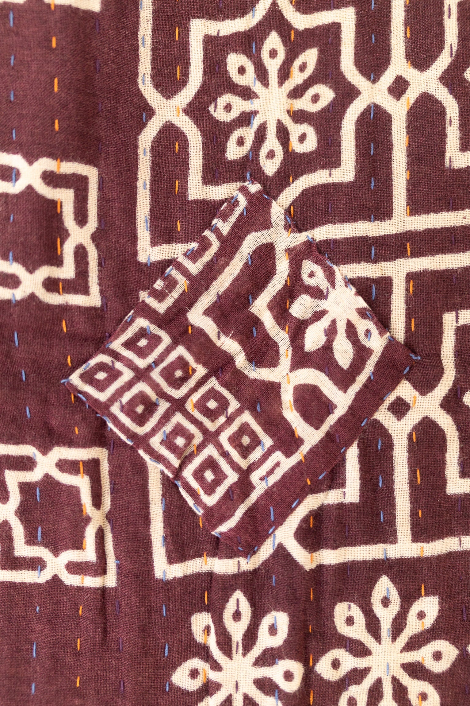 Energetic Kantha Throw