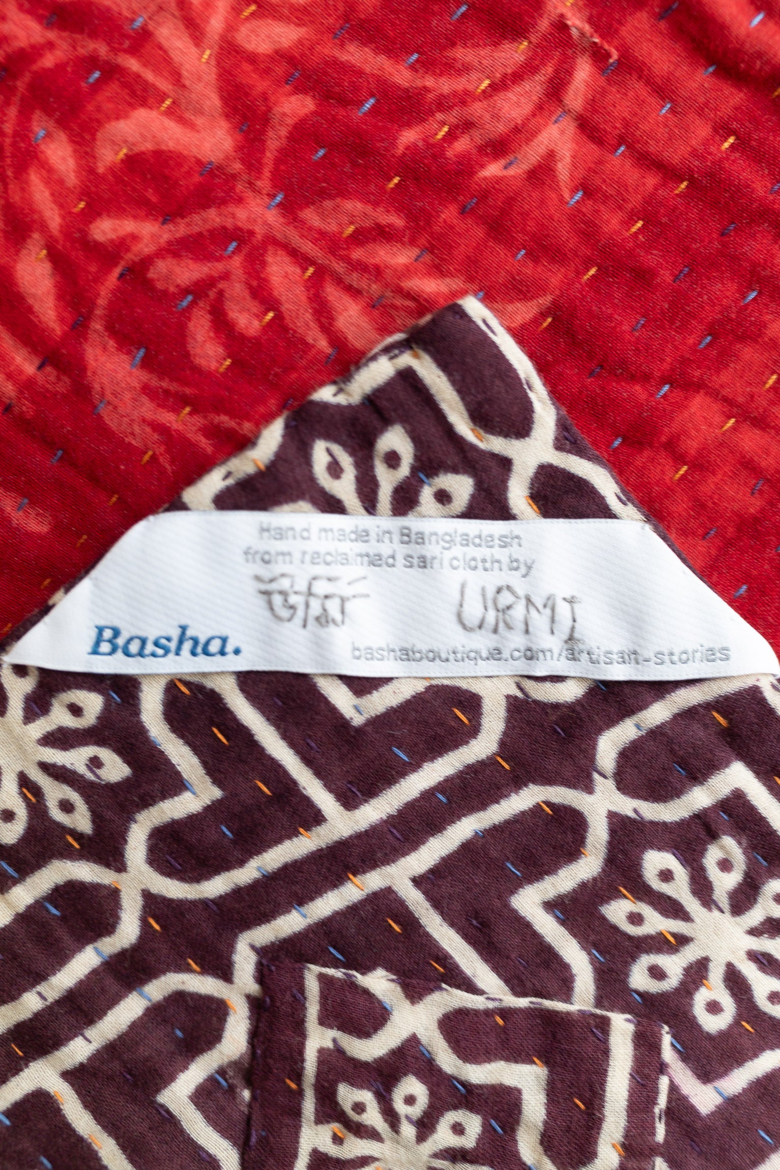 Energetic Kantha Throw