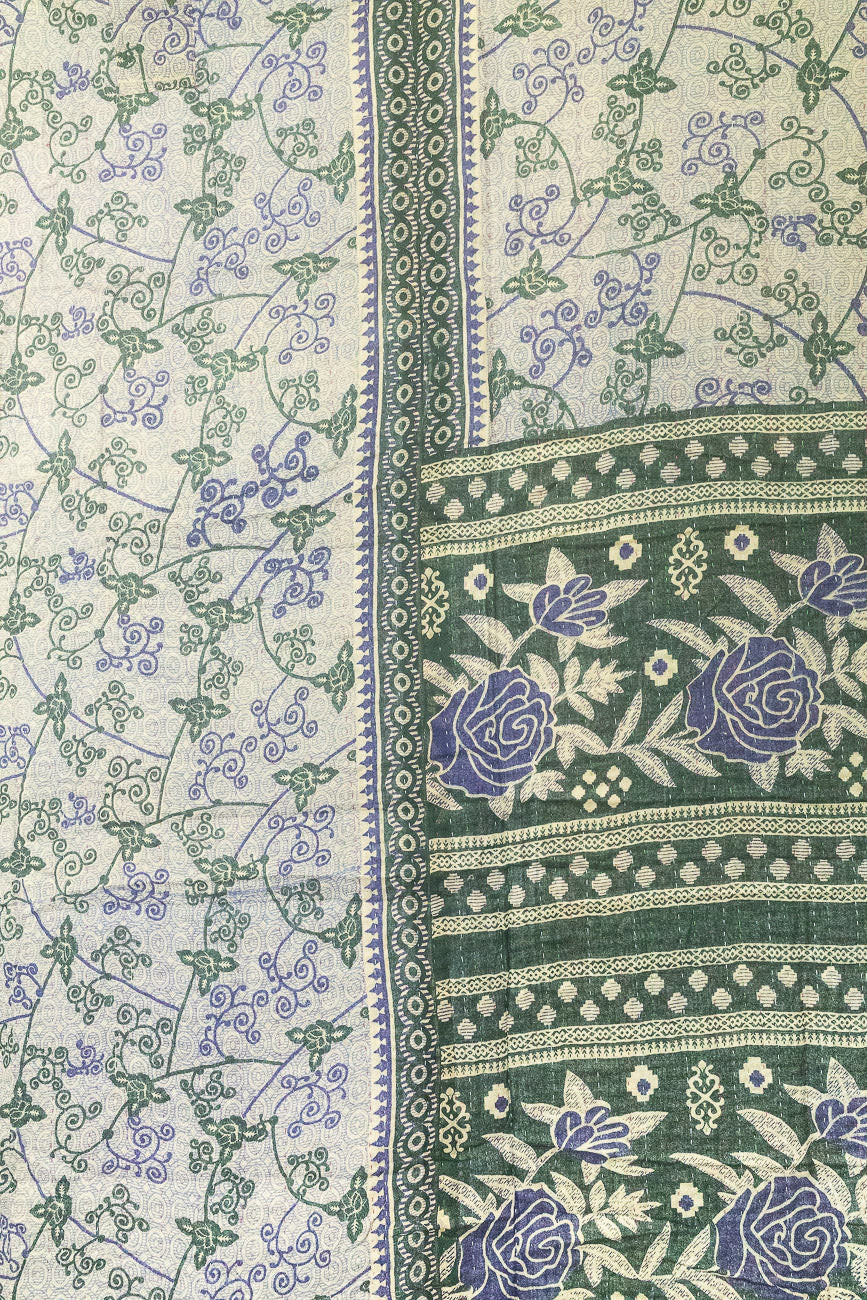 Exhale Large Kantha Throw