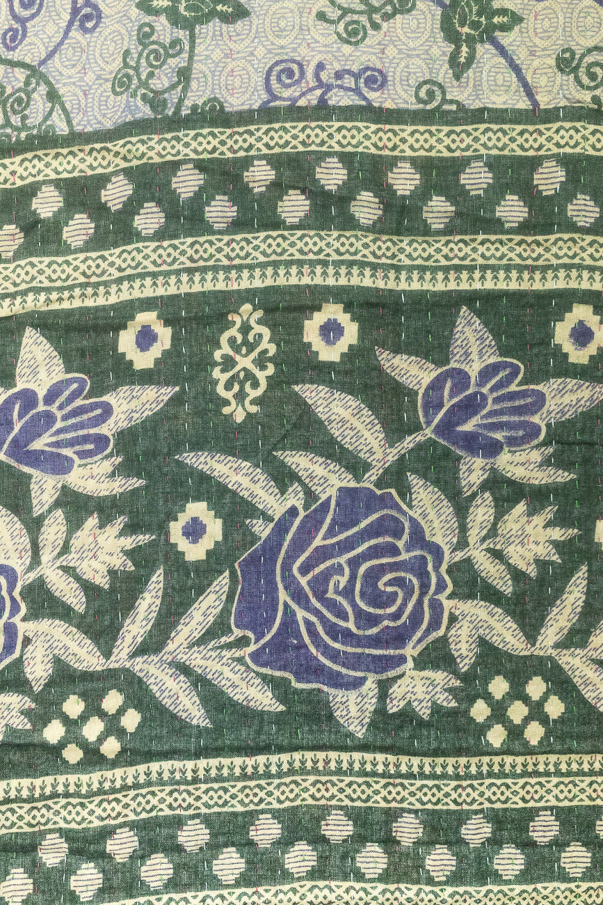 Exhale Large Kantha Throw