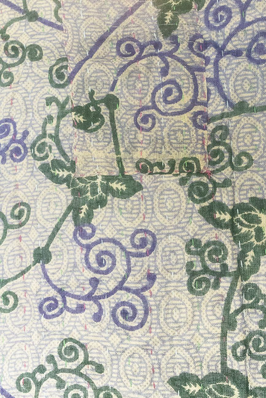Exhale Large Kantha Throw
