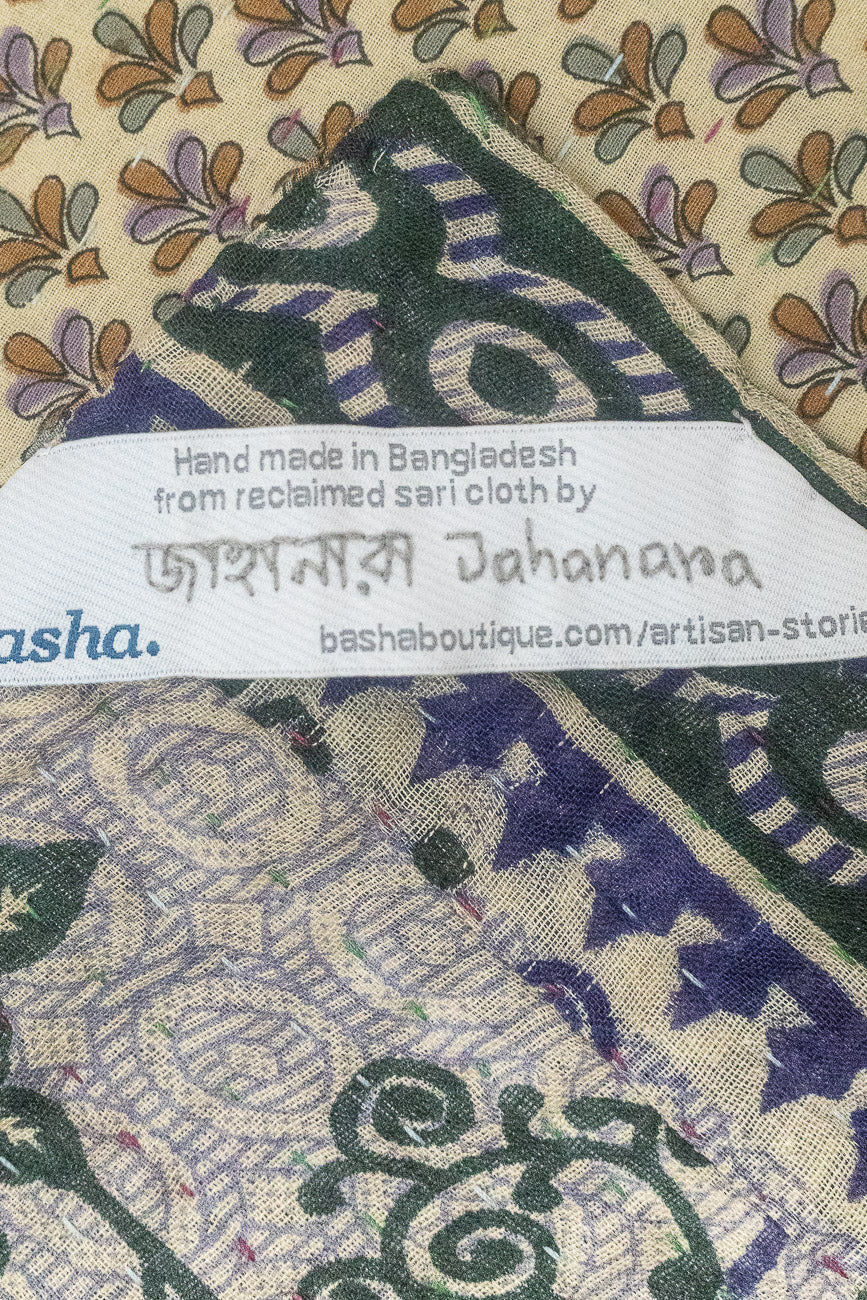 Exhale Large Kantha Throw