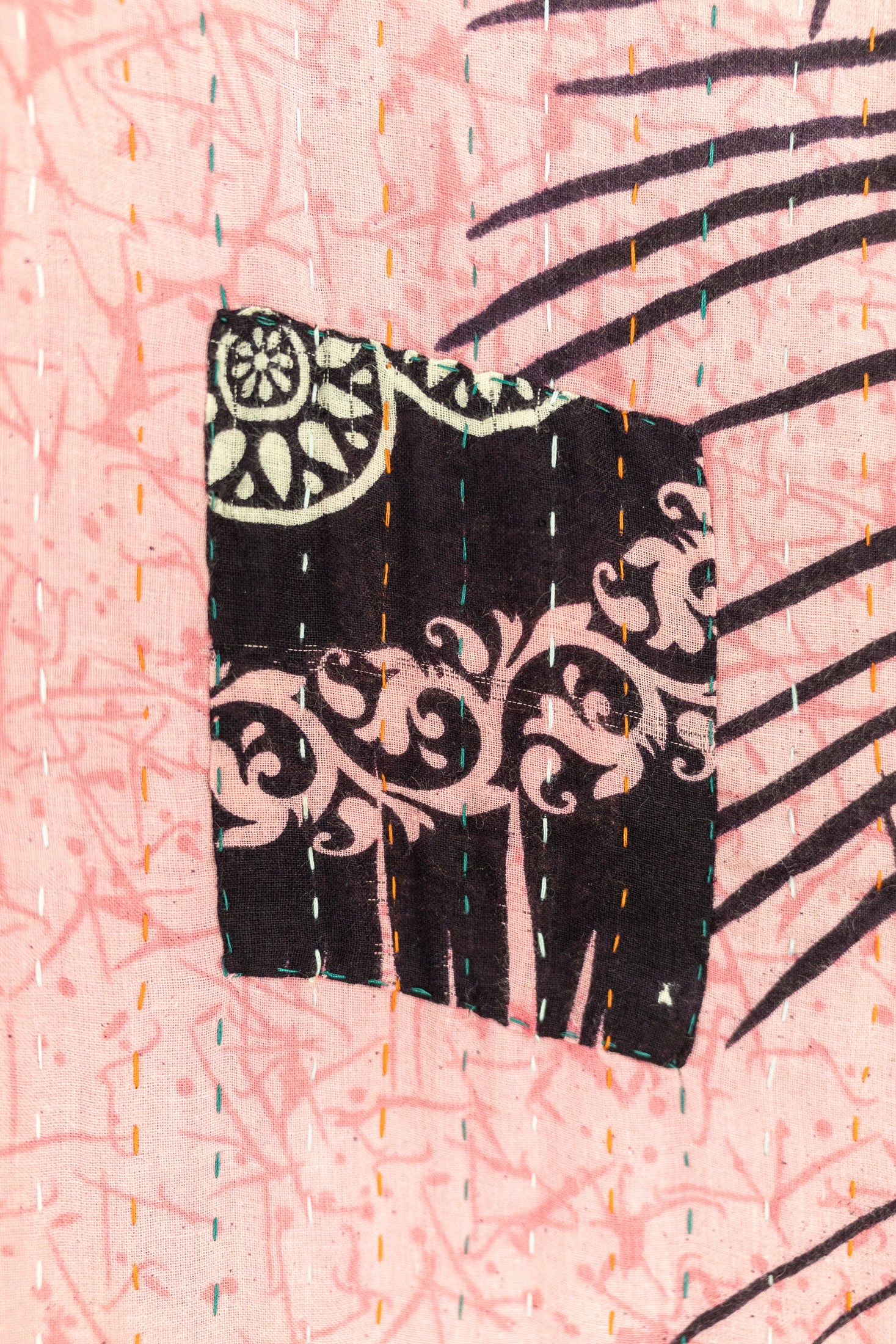 Expectant Kantha Throw