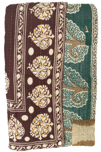 Fable Kantha Throw Blanket