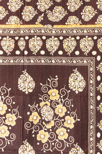 Fable Kantha Throw Blanket