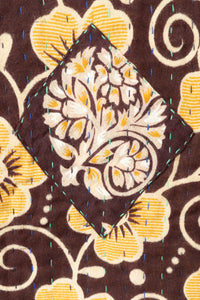 Fable Kantha Throw Blanket
