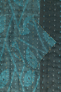 Fable Silk Blend Kantha Throw Blanket