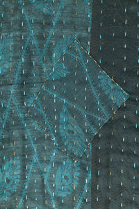 Fable Silk Blend Kantha Throw Blanket