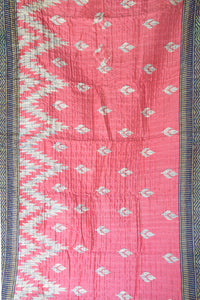 Fable Silk Blend Kantha Throw Blanket