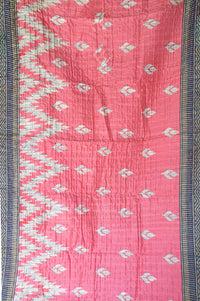 Fable Silk Blend Kantha Throw Blanket