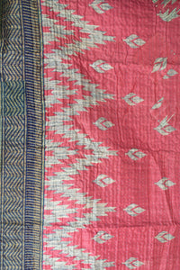 Fable Silk Blend Kantha Throw Blanket