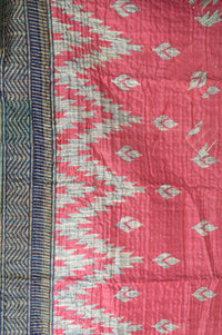 Fable Silk Blend Kantha Throw Blanket