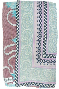 Fair Kantha Throw Blanket