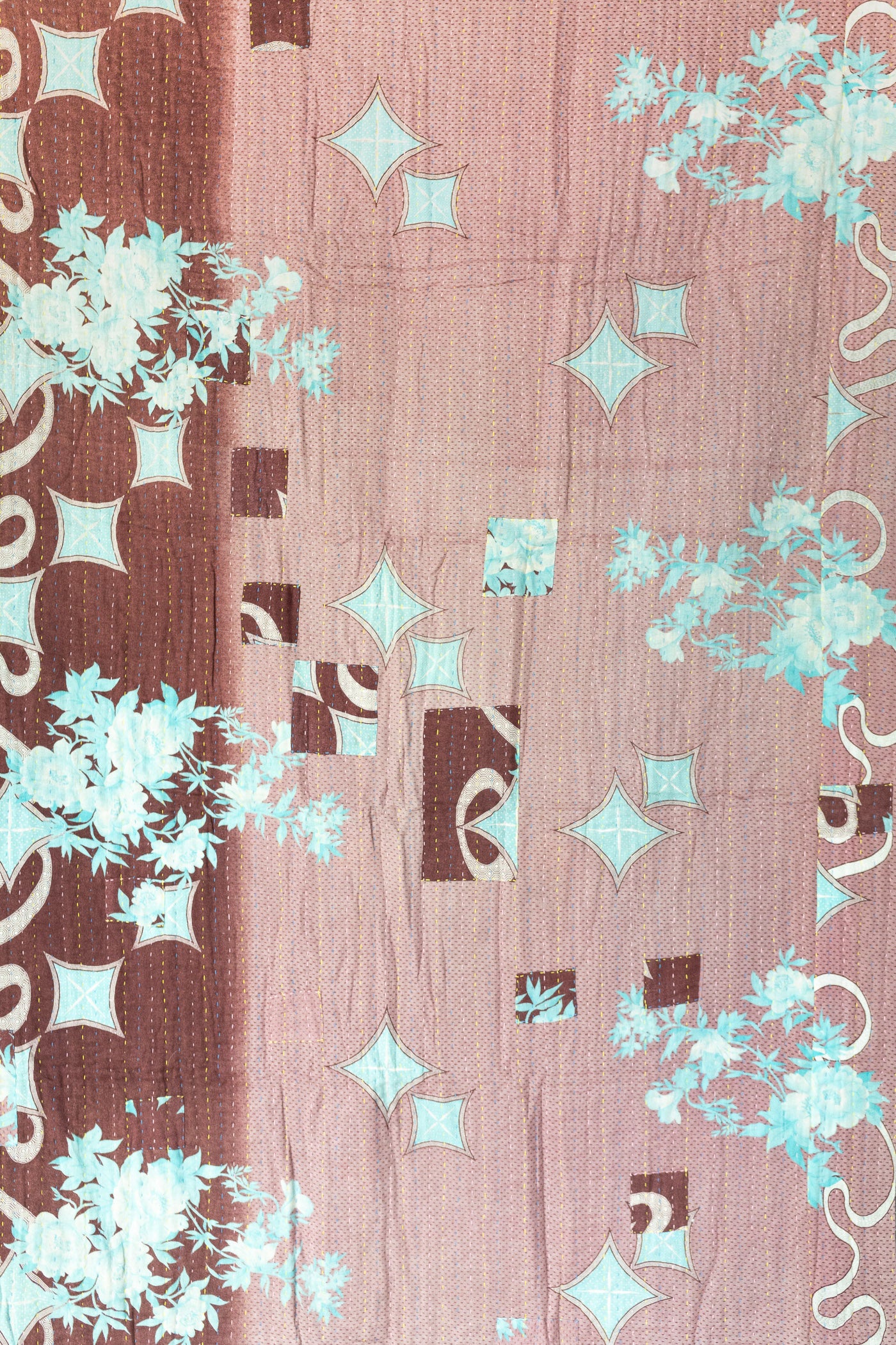Fair Kantha Throw Blanket