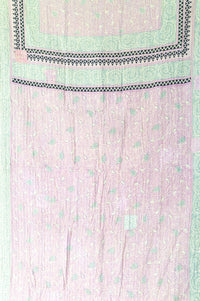 Fair Kantha Throw Blanket