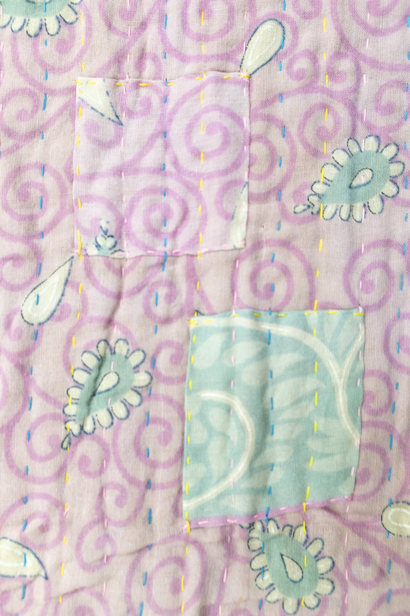 Fair Kantha Throw Blanket