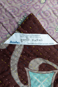 Fair Kantha Throw Blanket