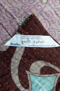 Fair Kantha Throw Blanket