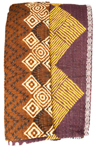 Faithful Large Kantha Throw Blanket