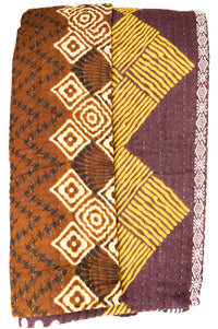 Faithful Large Kantha Throw Blanket