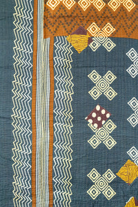 Faithful Large Kantha Throw Blanket