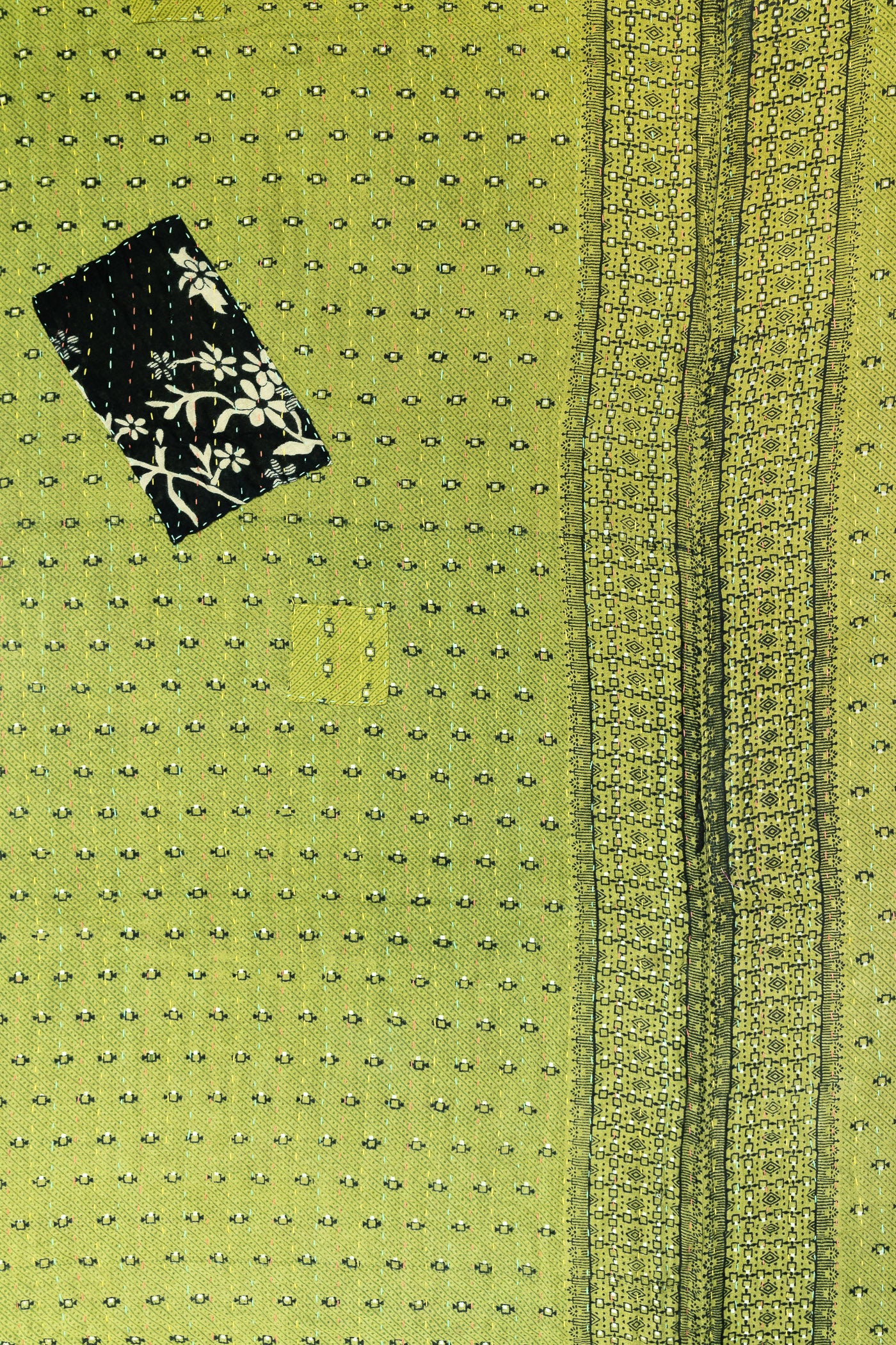 Faithful Large Kantha Throw Blanket