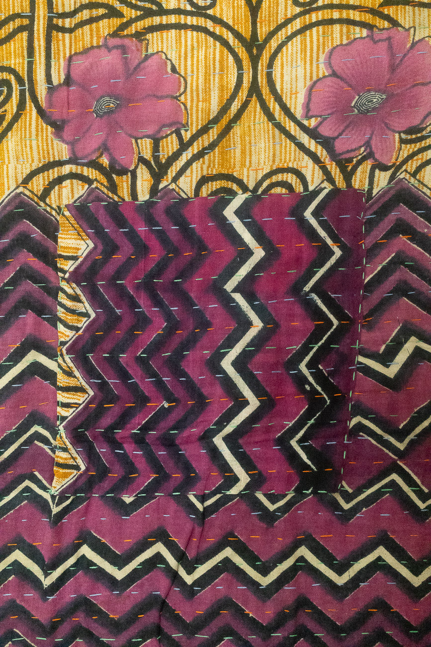 Faithful Large Kantha Throw