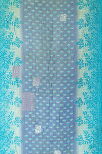 Feminine Kantha Throw Blanket