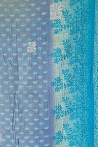 Feminine Kantha Throw Blanket
