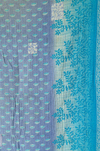 Feminine Kantha Throw Blanket