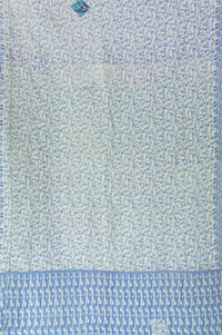 Feminine Kantha Throw Blanket