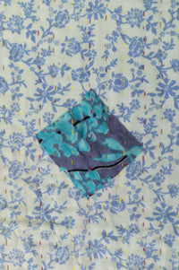 Feminine Kantha Throw Blanket