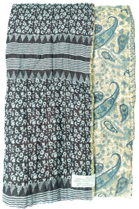 Feminine Kantha Throw Blanket