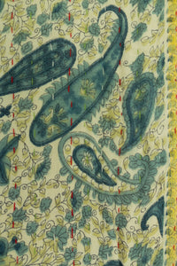 Feminine Kantha Throw Blanket
