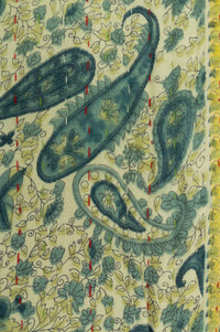 Feminine Kantha Throw Blanket