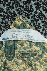 Feminine Kantha Throw Blanket