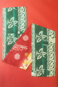 Holiday Kantha Table Runner - Holiday Gift