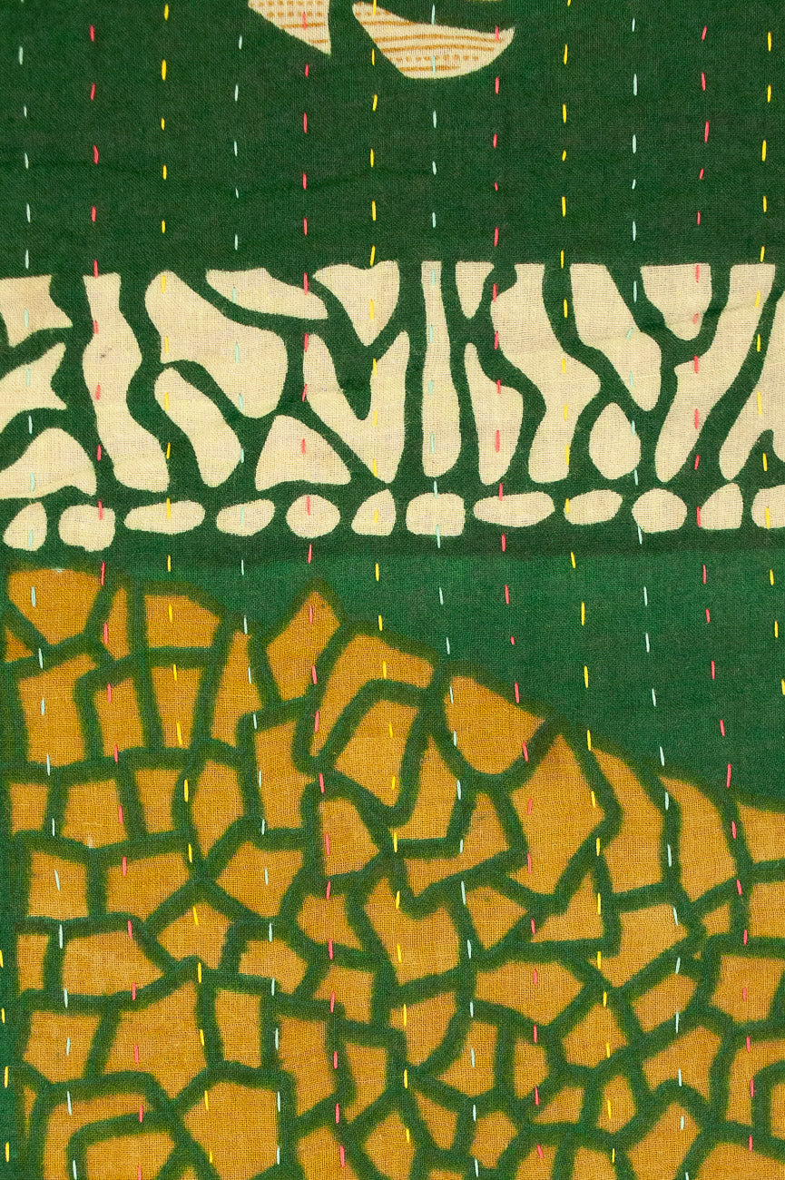 Fieldstone Large Kantha Throw