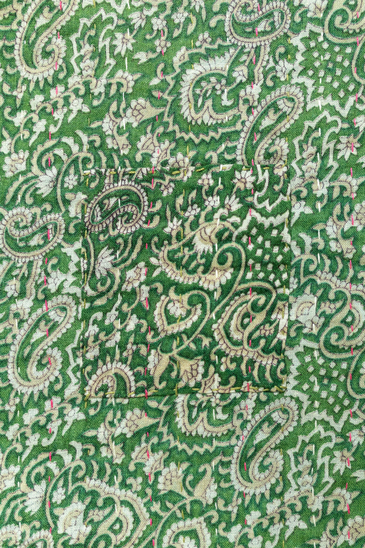 Fir Holiday Kantha Blanket